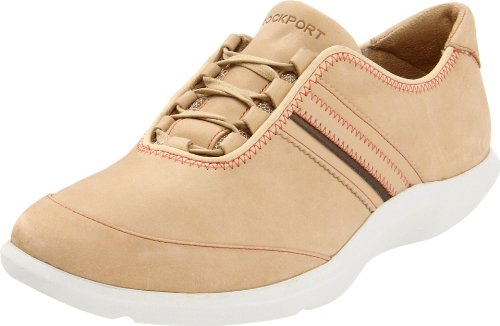 Rockport Women's WT Ghilley Lace-Up Sneaker,Dark Beige,11 M US