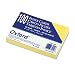 Recycled Oxford Colored Index Cards, Unruled, 4"x6", Canary, 100/Pack ESS7420CAN