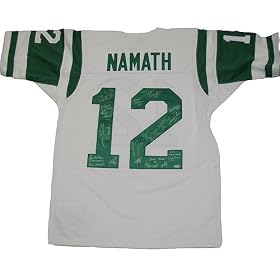Steiner Sports NFL New York Jets 1969 Jets 24 Signature M&N Joe Namath White Road Jersey