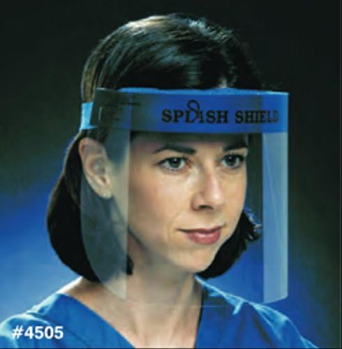 Splash Shield 4505 Face Protection System Full Face Shields/Masks (Box of 24)