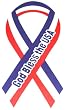 God Bless the USA Patriotic 8" Car Magnet