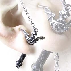 Ruthven Cross Alchemy Gothic Earring