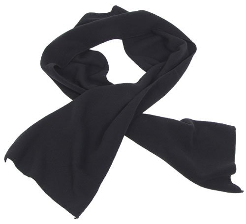 Fleece-Schal 160x25 cm schwarz