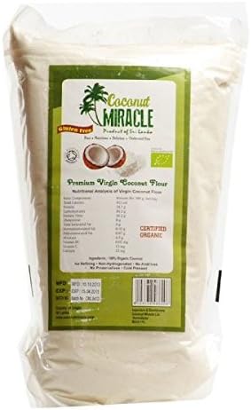 100% Pure Raw Virgin Cold Pressed Coconut Flour (500 g)