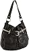 B. MAKOWSKY Roxbury Hobo,Black,one size