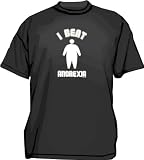 I Beat Anorexia BIG SILHOUETTE Men's Tee Shirt in 12 colors Small thru 6XL