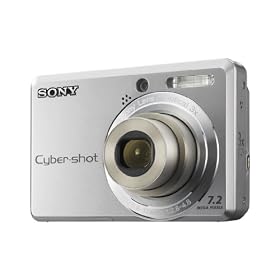Sony CyberShot S730 Digital Camera - Silver (7.2MP, 3x Optical Zoom) 2.4" LCD