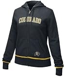 Colorado Buffaloes Women's Black FZ Full-Zip Embroidered Hoody By Nike Team Sports