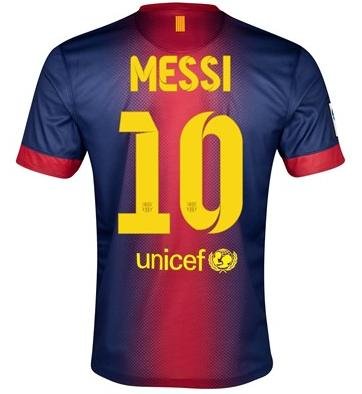 New Barcelona Home Shirt 2012/13 (Messi 10) Soccer Jersey Size M