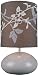 Lite Source LS-21036COFFEE Hayden Table Lamp, Coffee Base and Coffee Printed Fabric Shade