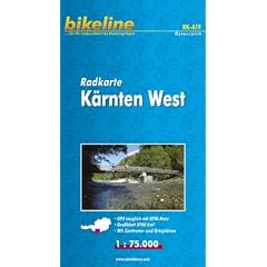 Radkarte �sterreich. 1:100000: Bikeline Radkarte K�rnten West . 1 : 75.000. Bl. 19, GPS-tauglich mit UTM-Netz