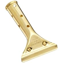 Unger GS000 Golden Clip Window Pro Brass Squeegee Handle with Screw Lock