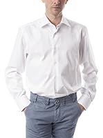 Canali Camisa Hombre (Blanco)