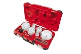 read full review Milwaukee 49-22-4155 Master Plumbers Ice Hardened Hole Saw Kit,  18-Piece