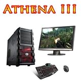 Athena III Ultimate Computer System, Intel Quad Core i5-2320, 1TB Hard Drive, Windows 7 Home Prem. 64bit, Dual ports monitor
