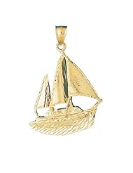 CleverEves 14K Gold Pendant Pirate Ship 9 - Gram(s)