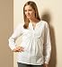 Info/Buy Pure Cotton Long Sleeve Embroidered Bib Blouse