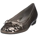 ara Palermo Damen Ballerinas 3527407, titan/schwarz