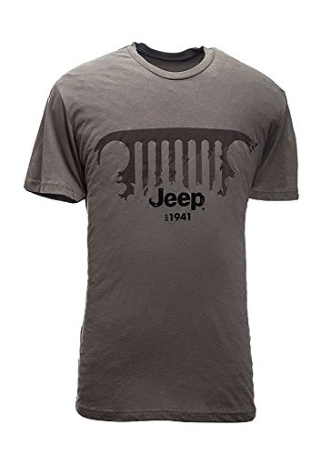Men's Jeep Grille Sueded Crew T-Shirt (Medium)