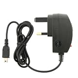 UK Travel Charger (Mini USB) for Garmin Nuvi 260 / 260w / 265 / 265wt / 275t / 295w / 350 / 360 / 370 / 465t / 500 / 550