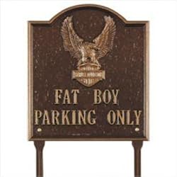 Whitehall Products 23-X Harley Davidson Wings Lawn Plaque
