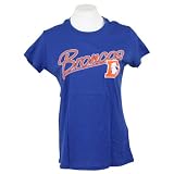 Denver Broncos Women's Retro Logo NFL T-Shirt - Blue - Large