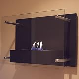 41xznnM3u4L. SL160  Radia Wall Mounted Fireplace (Black) (15.74H x 23.62W x 8.26D)