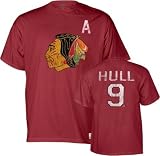 Old Time Hockey Chicago Blackhawks Bobby Hull Alumni Player Name & Number T-shirt