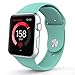Apple Watch Replacement Band,Teslasz Soft Silicone Replacement Sports Wristbands Straps for Apple iWatch All Models (Mint Green 38 MM)
