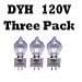 DYH 600w 120V Lamp 3 Pack