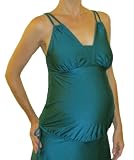 Mermaid Maternity Double Spaghetti Strap Tankini Top
