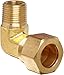 Anderson Metals Brass Tube Fitting, Elbow, 3/16