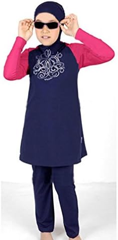 Asianlifestyle New Style Muslim Swimwear,Abaya,Arabic Islamic Children Swimwear ,Muslim Swimsuit,Arabic Sports Swimwear ALSMSL041 (8)