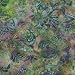 HOFFMAN BALI BATIK F 2009 ART DECO PAISLEY PETAL