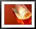 Foreign Currency of Rolled Twenty Franc Swiss Banknote Education Framed Photographic ...