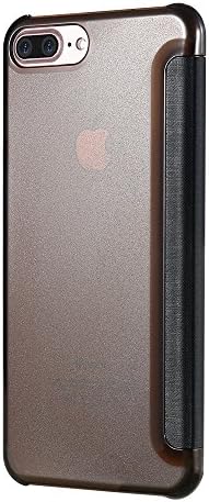 Case for Iphone 7 plus - Ultra Slim PU Leather Flip Case with Clear Soft TPU Back Cover for Apple iPhone 7 plus - BLACK...