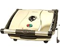Haier Family Size 1400 watts Non-Stick Heavy Duty Die Cast Professional Panini Maker & Double Grill with Variable Heat Control , Floating Hinge & Grease - Crumb Tray