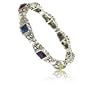 Multi Color Glass Stone Stretch Fashion Bracelet