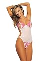 Risque Floral Peek-A-Boo Teddy
