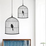 Ferm Living Birdcage Vinyl Wall Sticker - Large