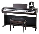 Produkt-Bild: Classic Cantabile DP-40 Digitalpiano, Rosenholz, SET inkl. Bank + Kopfh&ouml;rer