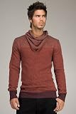 Review   / Diesel Black Gold Kommyoner Cowl Neck Red Knit