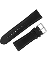 Assorted Watch Strap 27mm Black Leather with Tang Buckle ASRTSTRP3