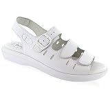 Propet Womens Breeze Walker White Sandals Wide D