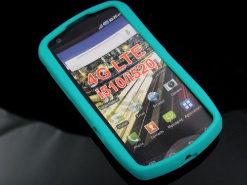 TURQUOISE Soft Silicone Skin Cover Case for Samsung Droid Charge i510 (Verizon)