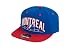 MLB Men's Montreal Expos Arched Snapback Cap (Royal/Red, Adjustable)
