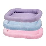 Slumber Pet Soft Terry Crate Bed Med Pink
