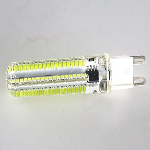 Honcaly® Lot of 5 pcs 110v 8w G9 Dimmable LED Light Chandelier Dimmable Bulb Halogen Replacement White 6000k Crystal Ceiling Lamp Light