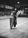 Exhausted Couple at the End of a Record Five Month Chicago Walkathon During the Depre...