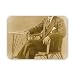 Ottoman gentleman - seated - Mouse Mat Art247 Highest Quality Natural Rubber Mouse Mats - 250 x 190 x 6mm
